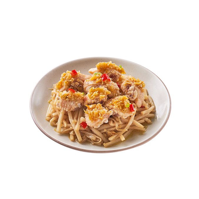 竹笋蒸鸡翅